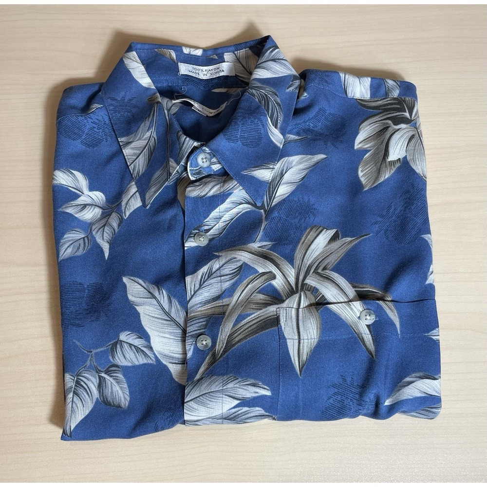 Pierre Cardin‎ Mens Large shirt Short Sleeve Hawaiian